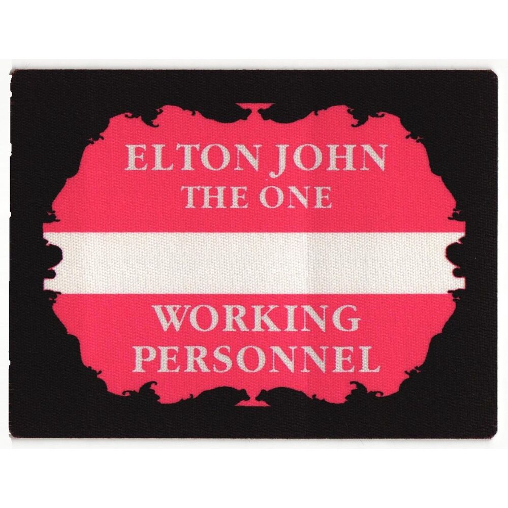 Vintage 1992 Elton John Backstage Pass Working